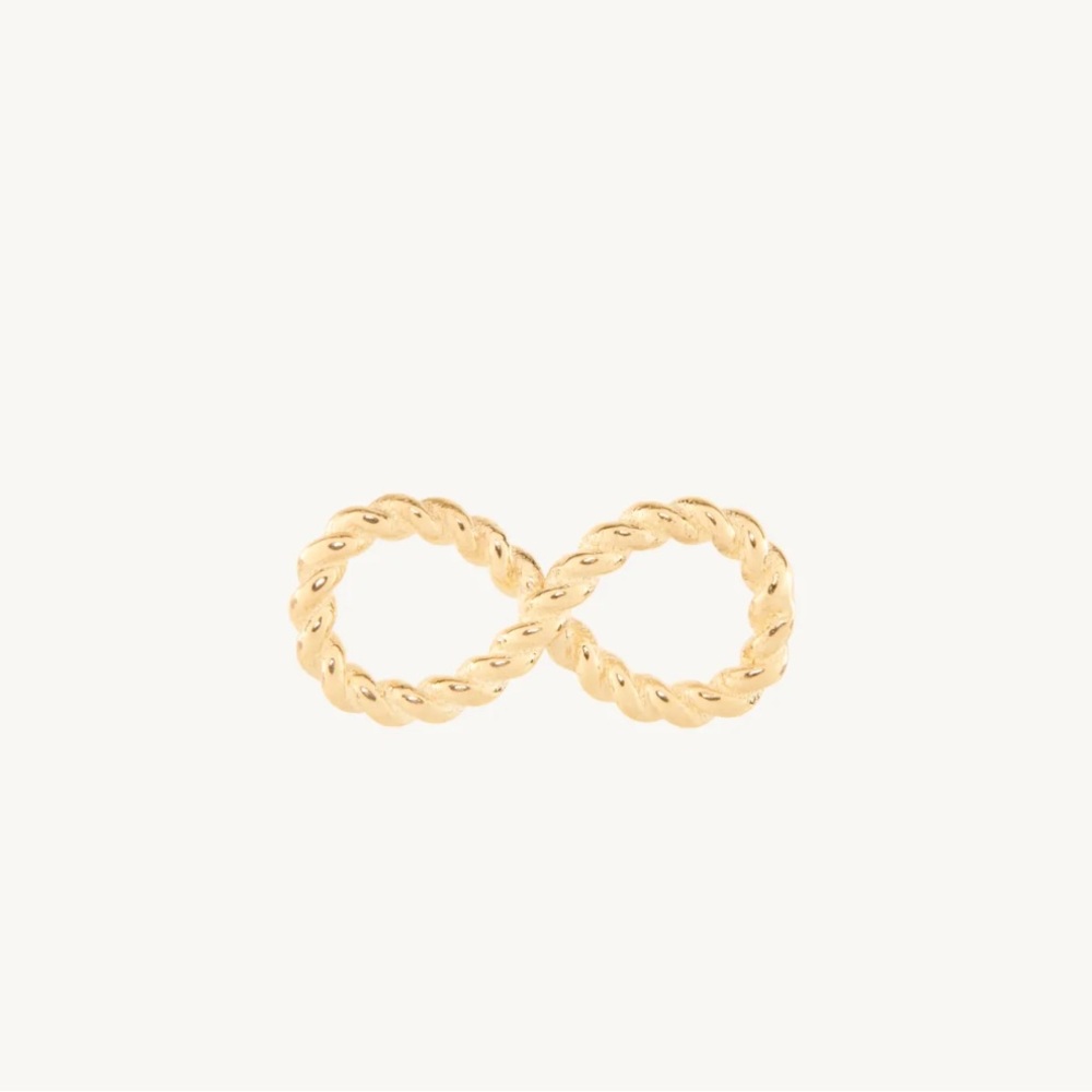 Catbird Twisted Gold Infinity Charm